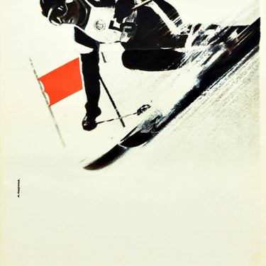 Downhill Skiing USSR Slope Mountain