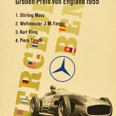 Mercedes Benz England Grand Prix Stirling Moss