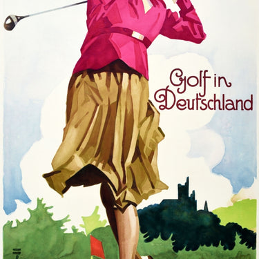 Golf Germany Deutschland Ludwig Hohlwein