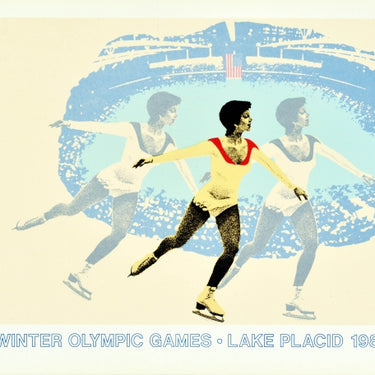 XIII Olympic Winter Games Lake Placid 1980 Ice Skater