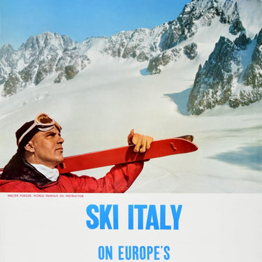 Ski Italy Alitalia Airlines Walter Foeger