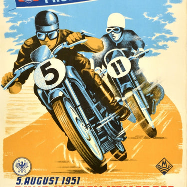 Motorcycle Race Phoenix Reifen 1951