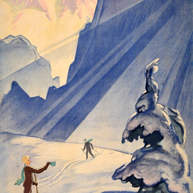 Ski Austria Paul Kirnig Art Deco