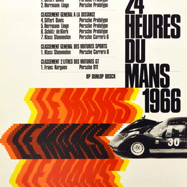 24 Hours Le Mans 1966 Porsche 906 Carrera 6