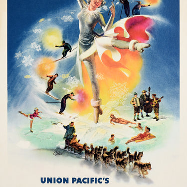 Union Pacific Railway Sun Valley Idaho Ski USA