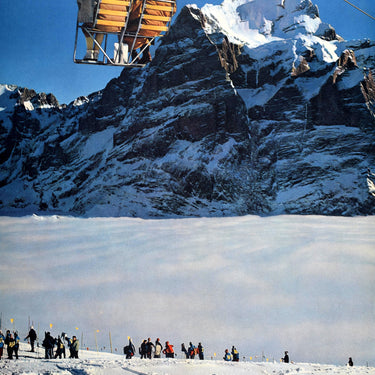 Switzerland Bernese Oberland Grindelwald Mountain Ski Lift