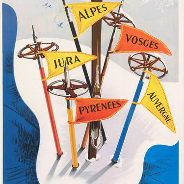 Winter Sports in France Steam Train