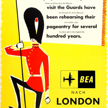 London by BEA Royal Guard Midcentury