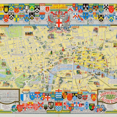 Historical Map Of London Bullock