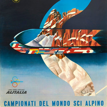 Val Gardena Dolomites Ski Championship Italy Alitalia