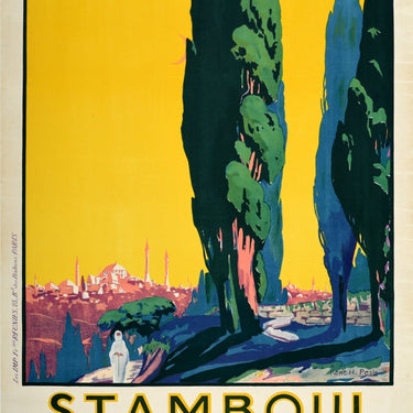 Istanbul Stamboul Edouard Tremisot Art Deco