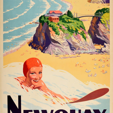 Newquay Cornwall Coast British Railways Surfing