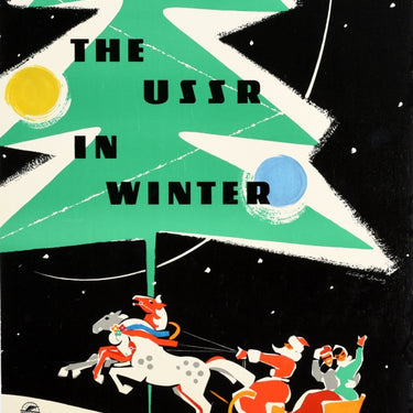 Visit The USSR In Winter Intourist Rocket