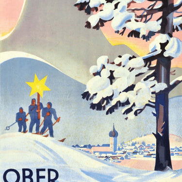 Ski Oberammergau Garmisch Partenkirchen Bavaria Germany
