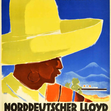 Cuba Mexico Norddeutscher Lloyd Cruise Steamship