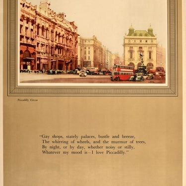 LT London Piccadilly Circus Fred Taylor