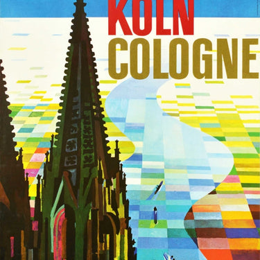 Koln Cologne Cathedral Midcentury Modern