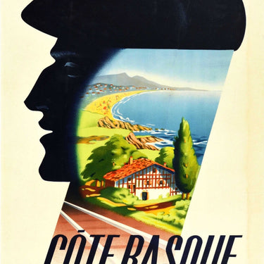 Cote Basque Coast SNCF Art Deco