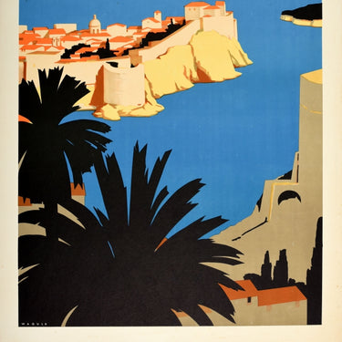 Dubrovnik Yugoslavia Adriatic Gem Art Deco Wagula