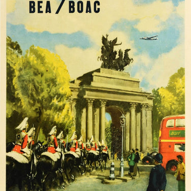 Fly To London With BEA BOAC