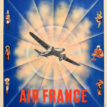 Air France Art Deco National Clothing