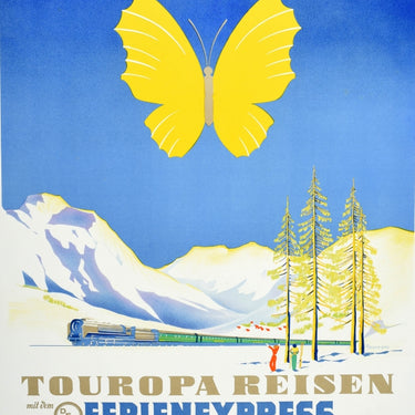 Touropa Travel Winter Sport Ferienexpress Butterfly