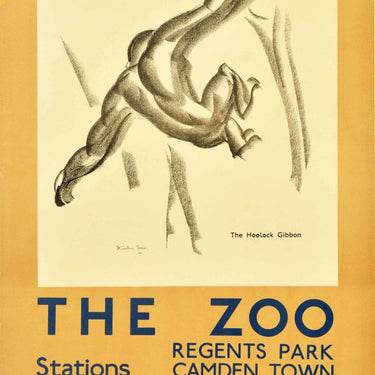 LT The Zoo London Underground Gibbon Stanislaus Brien