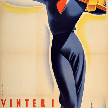 Winter Ski Austria Atelier Binder Art Deco