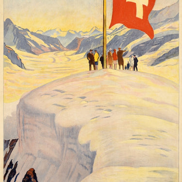 Jungfrau Railway Bernese Oberland Cardineaux Flag