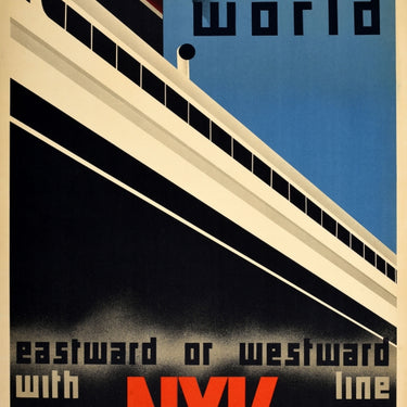 NYK Line Around The World Art Deco