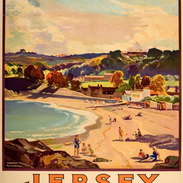 Jersey Island Sunshine Art Deco Leonard Richmond