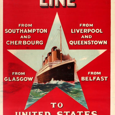 White Star Line United States Canada RMS Olympic