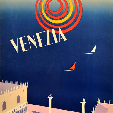 Venezia Lido Venice Italy Midcentury