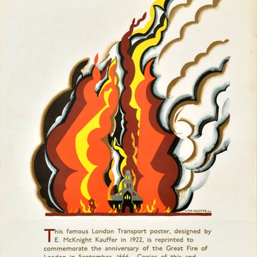 LT Great Fire Of London McKnight Kauffer