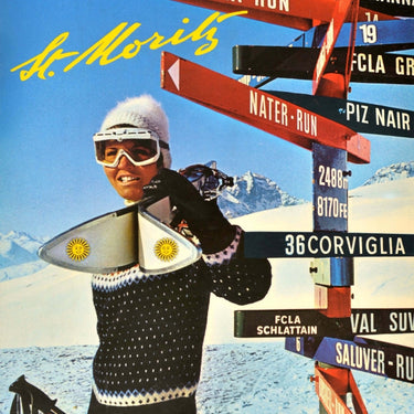 St Moritz Skiing Switzerland