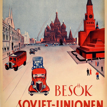 Intourist Visit Soviet Union Besok Sovjet Unionen