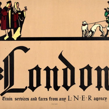 London LNER Train Service Fred Taylor Tudor