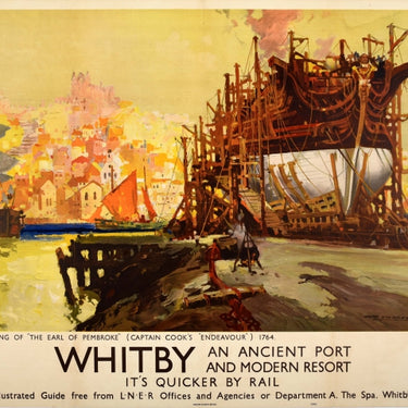 Whitby LNER Ancient Port Modern Resort