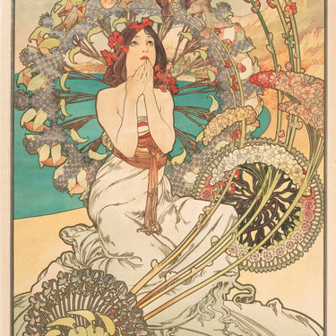 Monaco Monte Carlo Alphonse Mucha Art Nouveau