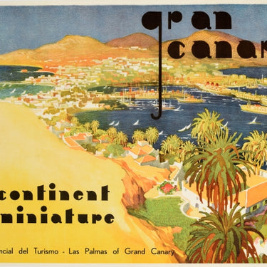 Gran Canaria Art Deco Continent Miniature