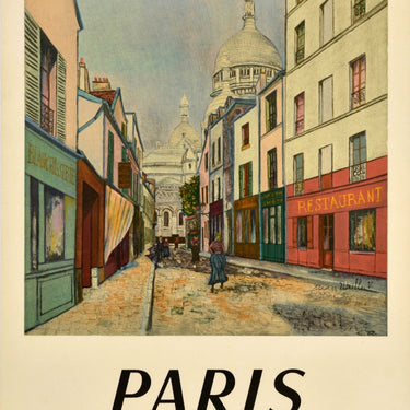 Paris Montmartre Utrillo SNCF