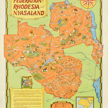 The Federation Of Rhodesia And Nyasaland Africa