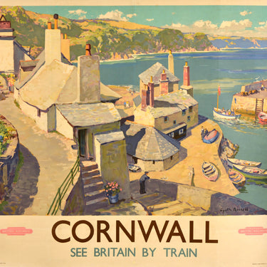 Cornwall British Railways Gyrth Russell Polperro Harbour