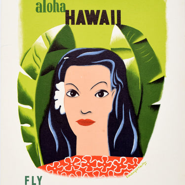 Aloha Hawaii PanAm Airline McKnight Kauffer