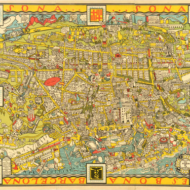 Barcelona Map International Exposition