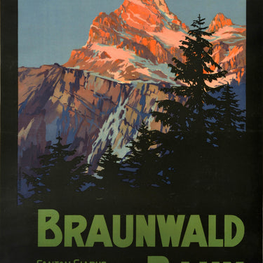 Braunwald Bahn Canton Glarus Schweiz