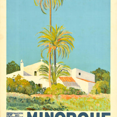 Menorca Minorque White Blue Island