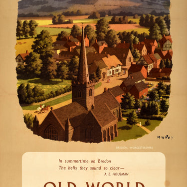 Old World England Bredon Worcestershire British Railways