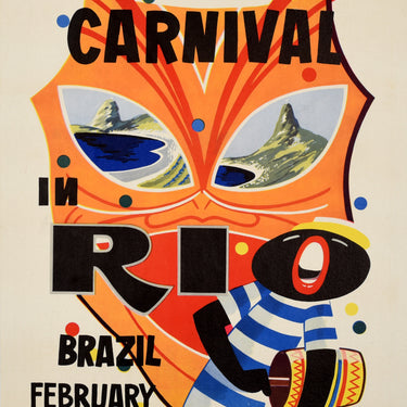 Carnival Rio Brazil February Mask