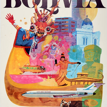 Bolivia Lloyd Aerio Boliviano Airline Boeing 727